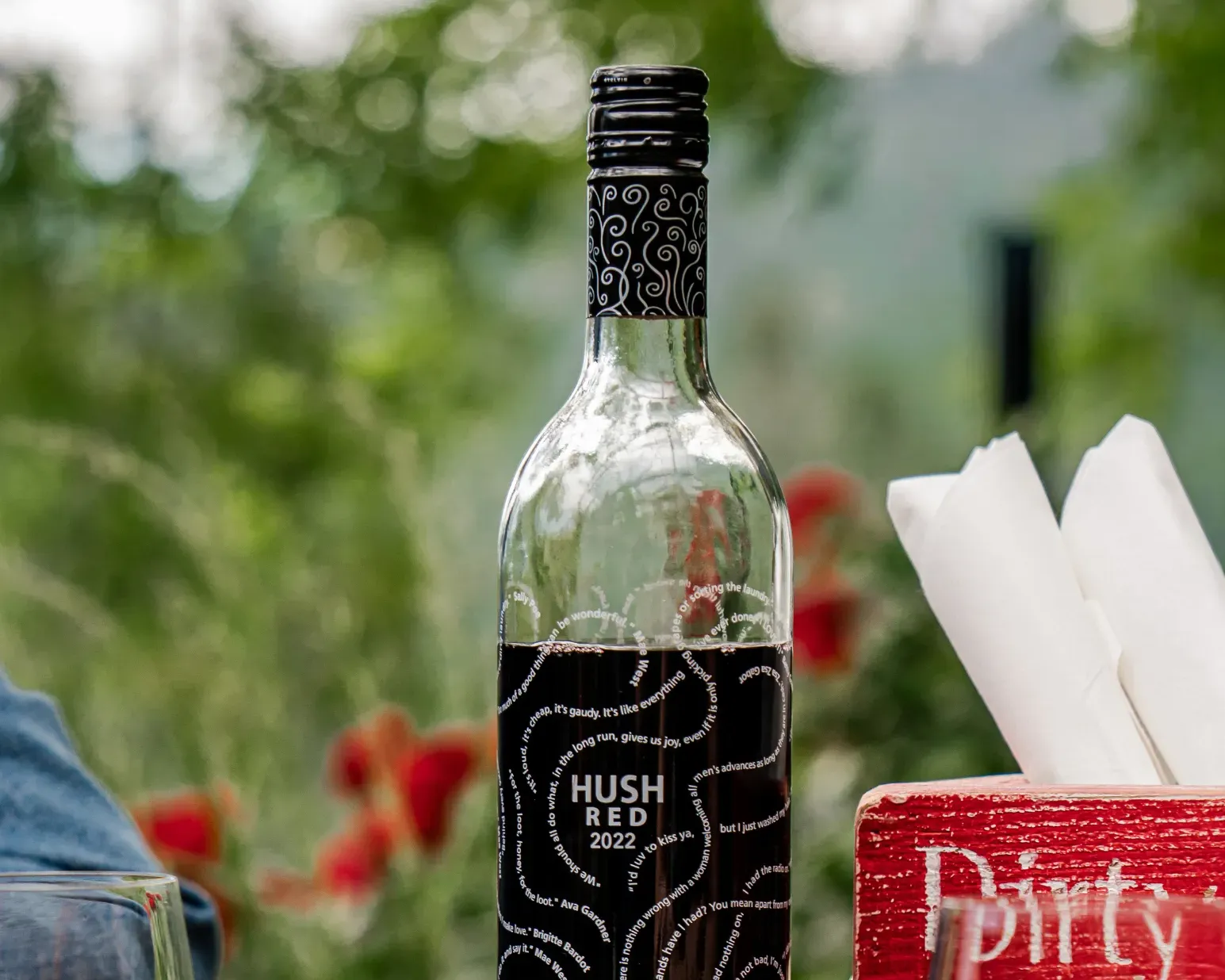 Upcycling Wine bottles graphic