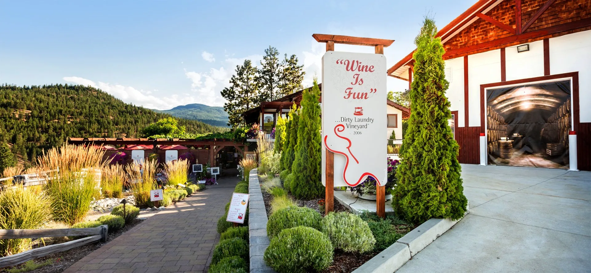 Dirty Laundry Winery tasting room